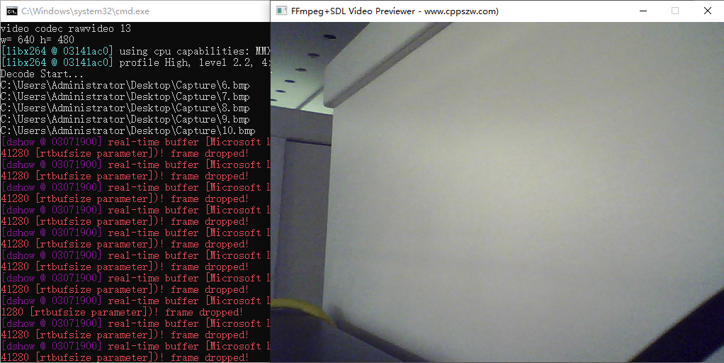 FFmpeg+SDL2实现视频画面保存为bmp与jpg